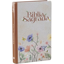 Bíblia Sagrada Flores | NAA | Letra Normal | Capa Dura