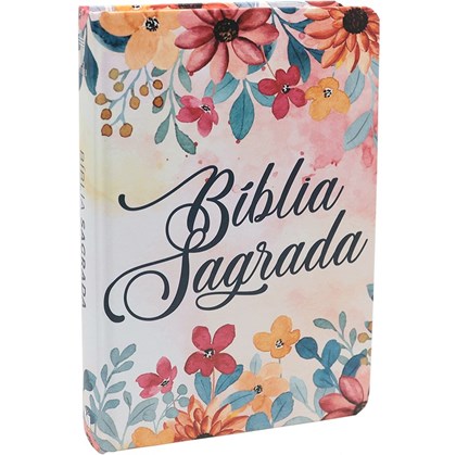 Bíblia Sagrada Flores | NTLH | Letra Normal | Capa Dura Ilustrada