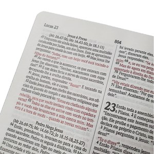 Biblia Sagrada Flores Rosa | NVI | Letra Normal | Capa Dura Soft-Touch