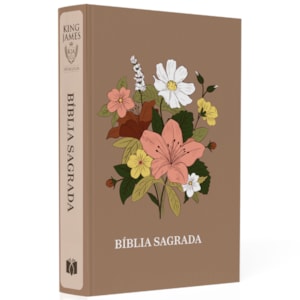 Bíblia Sagrada Flores Variadas | KJA | Letra Maior | Capa Dura