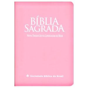 Bíblia Sagrada Fonte de Bênçãos | NTLH | Letra Maior | Capa Luxo Clássica Rosa