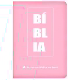 Bíblia Sagrada Fonte de Bênçãos | NTLH | Letra Maior | Capa Luxo Rosa