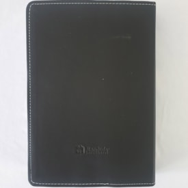 Segunda imagem do produto Bíblia Sagrada Harpa Avivada e Corinhos | ARC | Letra Jumbo | Índice | Bicolor Preta e Vinho