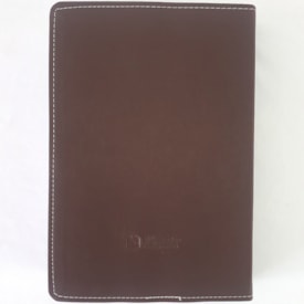 Segunda imagem do produto Bíblia Sagrada Harpa Avivada e Corinhos | ARC | Letra Jumbo | Índice | Bicolor Vinho e Preta