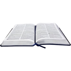 Bíblia Sagrada Harpa Cristã com Música | ARC | Capa Azul Luxo