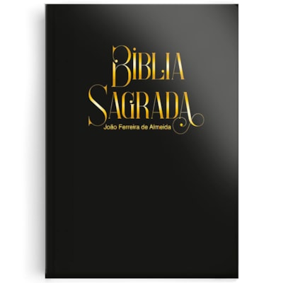 Bíblia Sagrada Hiper Gigante | ARC | Capa Semi Luxo Preta