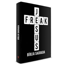Bíblia Sagrada Jesus Freak | NVI | Capa Dura Preta