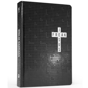Bíblia Sagrada Jesus Freak | NVI | Letra Gigante | Capa Preta
