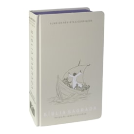 Bíblia Sagrada Jesus no Barco | ARC | Letra Maior | Capa Dura | Harpa Avivada e Corinhos