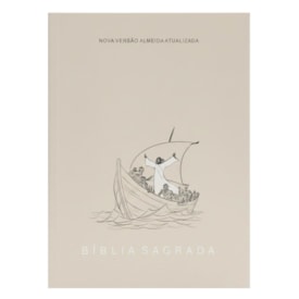 Bíblia Sagrada Jesus no Barco | NVA | Capa Brochura