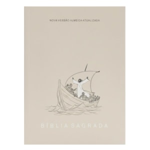 Bíblia Sagrada Jesus no Barco | NVA | Capa Brochura