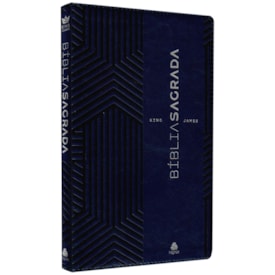 Bíblia Sagrada King James Clássica | KJC | Ultrafina Slim Azul