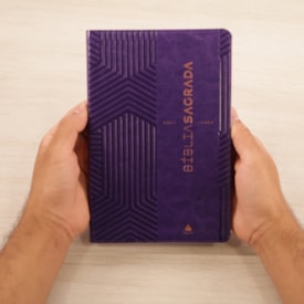 Segunda imagem do produto Bíblia Sagrada King James Clássica | KJC | Ultrafina Slim Lilás