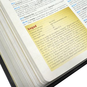 Bíblia Sagrada King James Fiel com Estudo Holman | Letra Grande | Preta