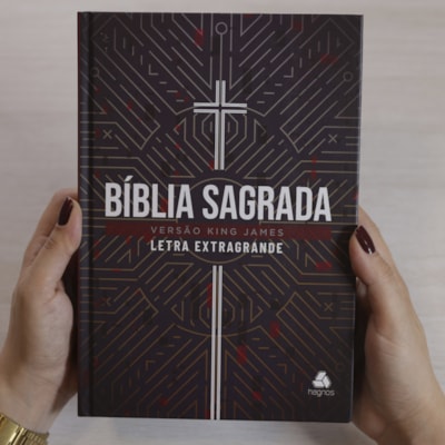 Segunda imagem do produto Bíblia Sagrada King James | Letra Extra Grande | Capa Dura Verdade