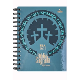 Bíblia Sagrada KJA 1611 | Letra Normal | Capa Dura Espiral Calvário