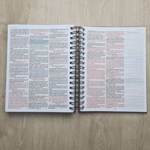 Bíblia Sagrada KJA 1611 | Letra Normal | Capa Dura Espiral Cruz
