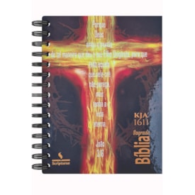 Bíblia Sagrada KJA 1611 | Letra Normal | Capa Dura Espiral João 3:16