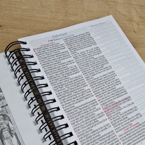 Bíblia Sagrada KJA 1611 | Letra Normal | Capa Dura Espiral Lettering
