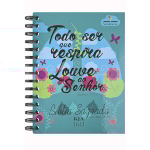 Bíblia Sagrada KJA 1611 | Letra Normal | Capa Dura Espiral Louve ao Senhor