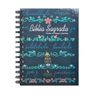 Bíblia Sagrada KJA 1611 | Letra Normal | Capa Dura Verde com Preto