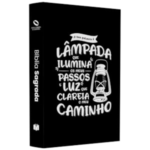 Bíblia Sagrada Lâmpada Salmos 119 | NAA | Letra Normal | Capa Ilustrada