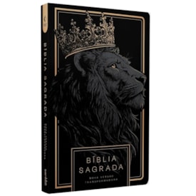 Bíblia Sagrada Leão All Black | NVT | Capa Dura