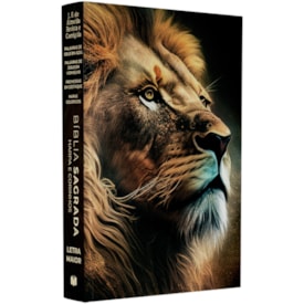 Bíblia Sagrada Leão | ARC | Letra Maior | Harpa e Corinhos | Capa Brochura