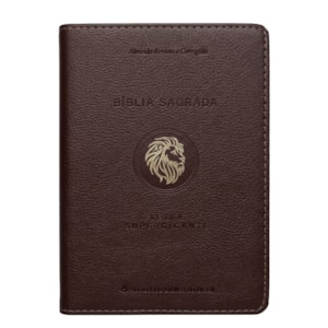 Bíblia Sagrada Leão | ARC | Letra Supergigante | Vinho