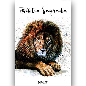 Bíblia Sagrada Leão Artístico | NVI | Letra Normal | Capa Dura