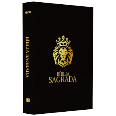 Bíblia Sagrada Leão Coroado | NVI | Capa Brochura