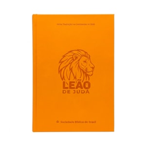 Bíblia Sagrada Leão de Judá | NTLH | Capa Dura Laranja