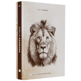 Bíblia Sagrada Leão de Judá | NVI | Letra Maior | Capa Dura Ilustrada