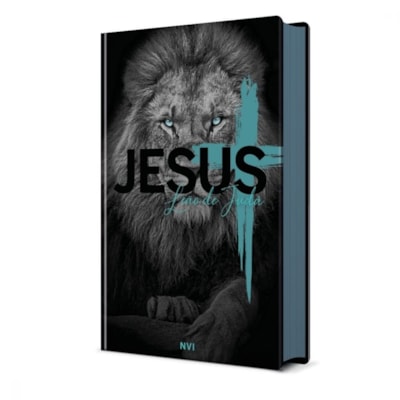 Segunda imagem do produto Biblia Sagrada Leão de Juda | NVI | Letra Normal | Capa Dura Soft-Touch