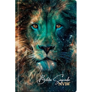 Bíblia Sagrada Leão Estrelas | NVI | Letra Normal | Capa Dura