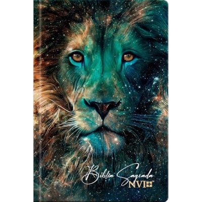 Bíblia Sagrada Leão Estrelas | NVI | Letra Normal | Capa Dura