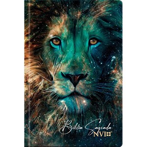 Bíblia Sagrada Leão Estrelas | NVI | Letra Normal | Capa Dura