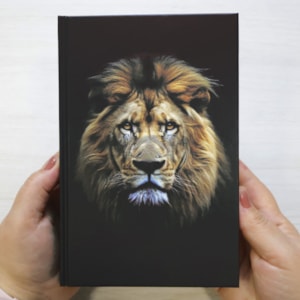 Segunda imagem do produto Bíblia Sagrada Leão | NAA | Letra Normal | Capa Dura