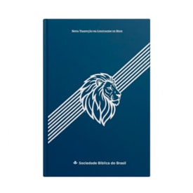 Bíblia Sagrada Leão | NTLH | Capa Dura Azul Escuro