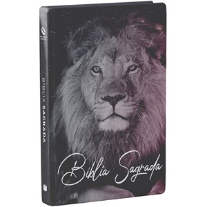 Bíblia Sagrada Leão Universo | NAA | Letra Normal | Capa Dura