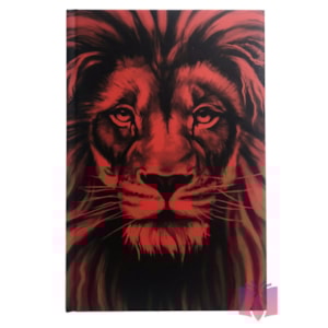 Bíblia Sagrada Leão Vermelho Com Harpa Avivada e Corinhos | Letra Grande | ARC | Capa Dura