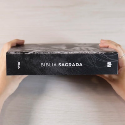 Segunda imagem do produto Bíblia Sagrada Leão Yahweh | NVI | Letra Grande | Capa Dura