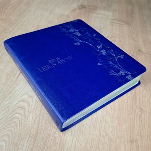 Bíblia Sagrada Leia e Anote | NVT | Letra Normal | Capa Luxo Azul