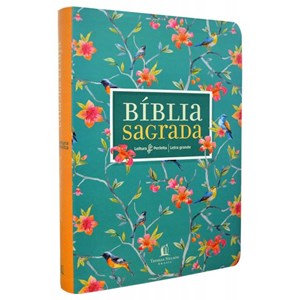 Bíblia Sagrada - Leitura Perfeita | Letra Grande | NVI | Capa Flores