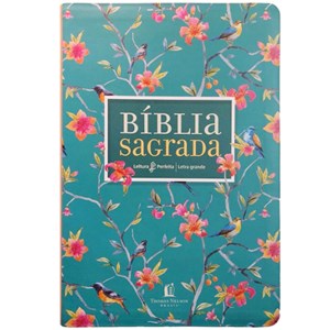 Bíblia Sagrada - Leitura Perfeita | Letra Grande | NVI | Capa Flores
