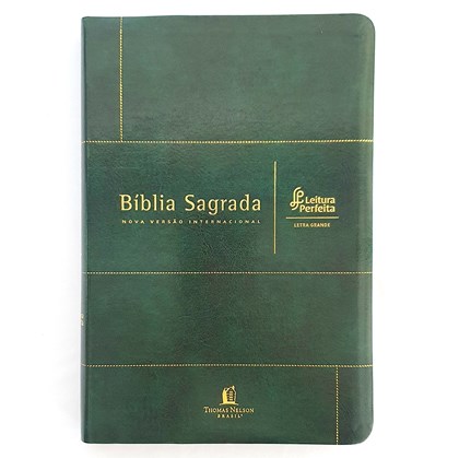 Bíblia Sagrada - Leitura Perfeita | Letra Grande | NVI | Capa Verde