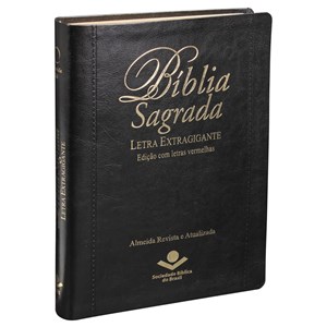 Bíblia Sagrada | Letra Extragigante | ARA | Preta Luxo | c/ Índice