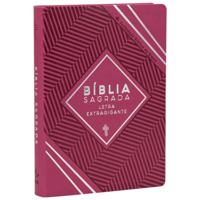 Segunda imagem do produto Bíblia Sagrada | Letra Extragigante | NTLH | Capa Luxo Pink