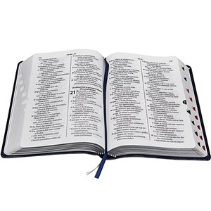 Bíblia Sagrada | Letra Gigante | ARA | Capa Azul Nobre | c/ Índice