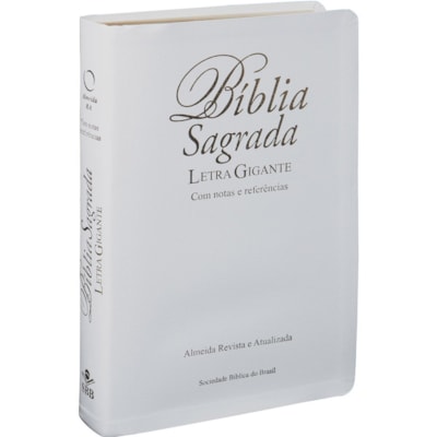 Bíblia Sagrada | Letra Gigante | ARA | Capa Branca Luxo | c/ Índice